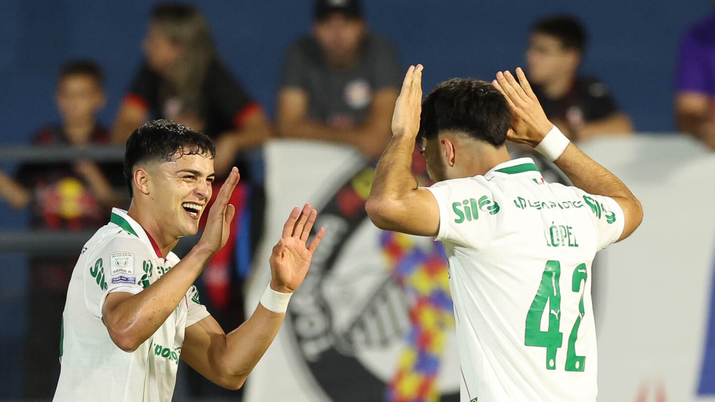 Ramón Sosa brilla con asistencia en triunfo de Palmeiras que mantiene el liderazgo