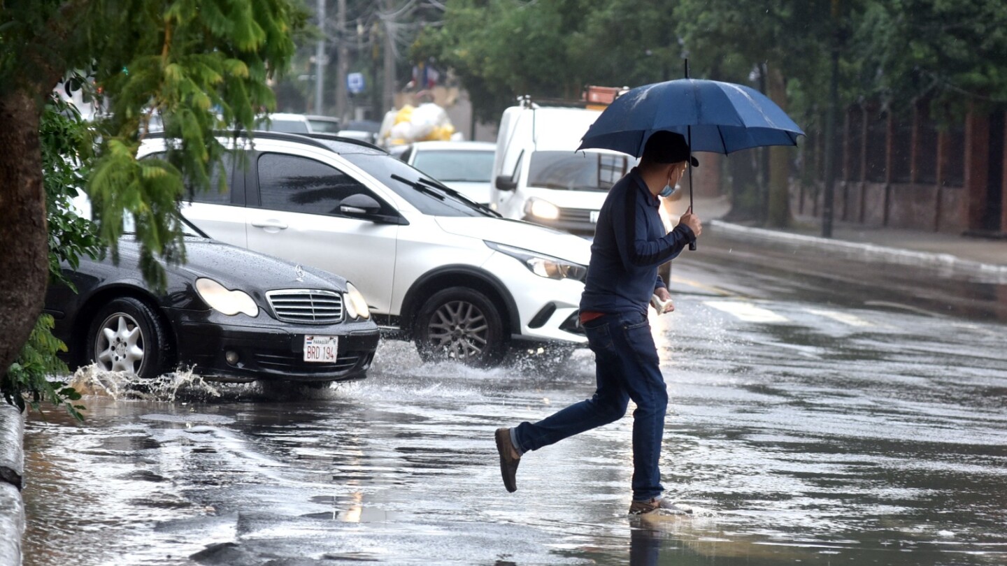 Meteorología anuncia lluvias y tormentas para este sábado en todo Paraguay