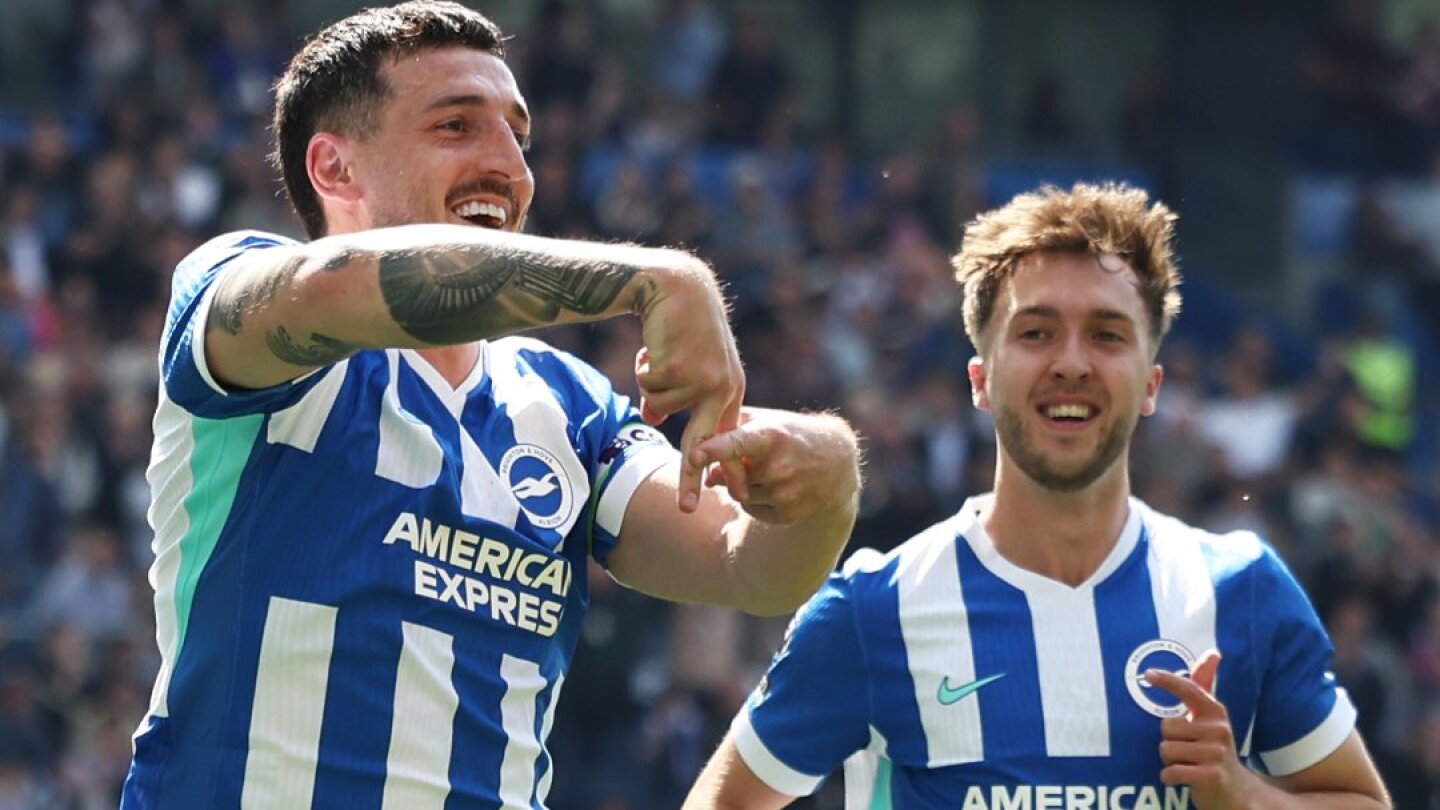 Brighton asegura plaza europea tras vencer al Wolverhampton