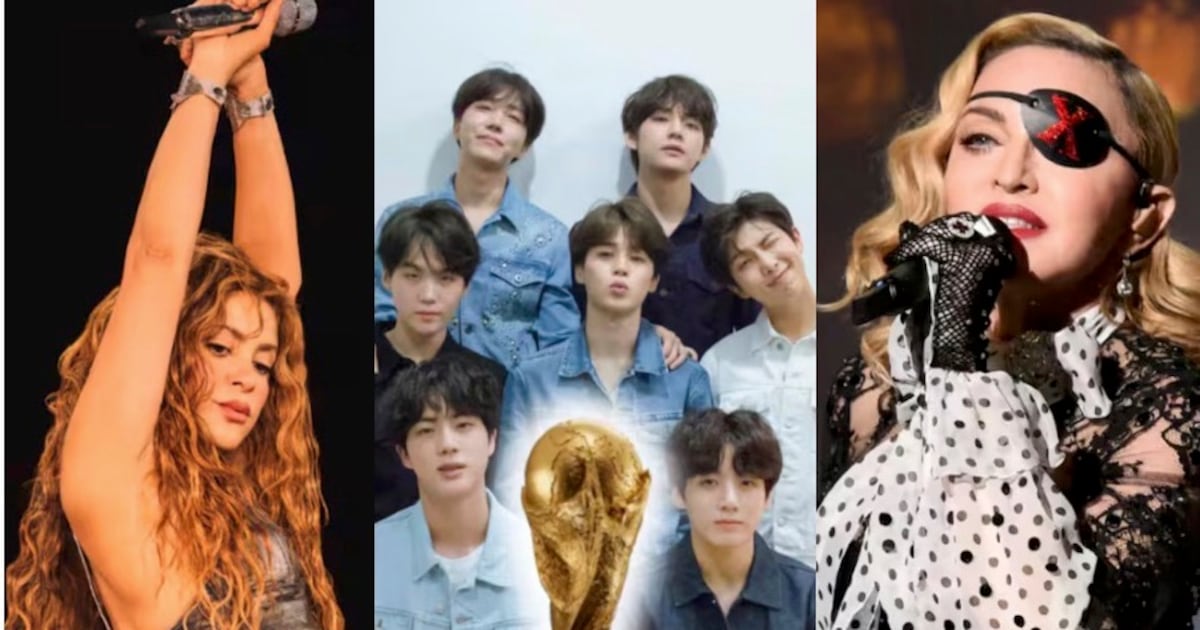 Shakira, Madonna y BTS actuarán en el espectáculo de medio tiempo de la final del Mundial