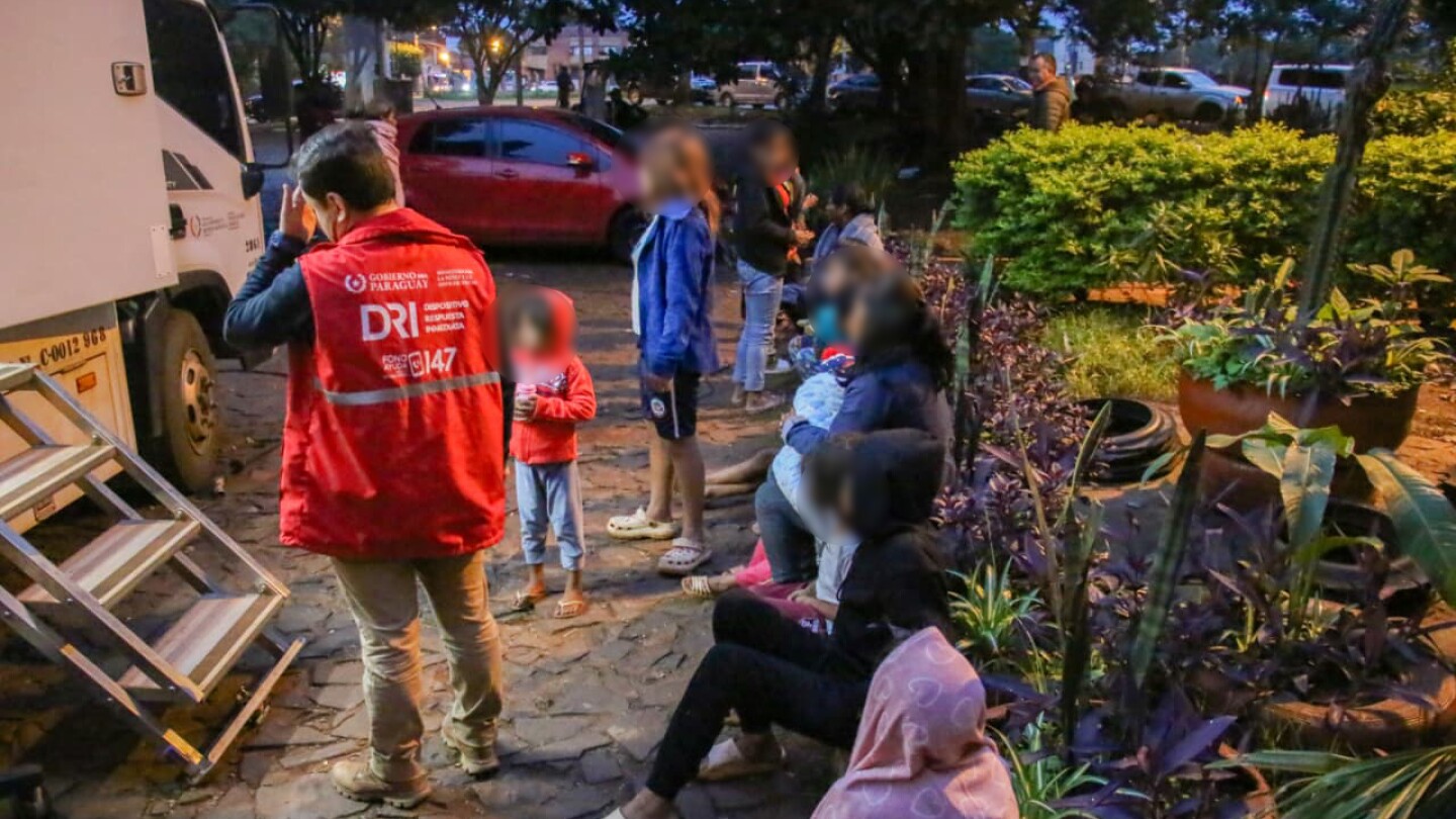 Rescatan a 42 niños y adolescentes indígenas en situación de vulnerabilidad en Ciudad del Este
