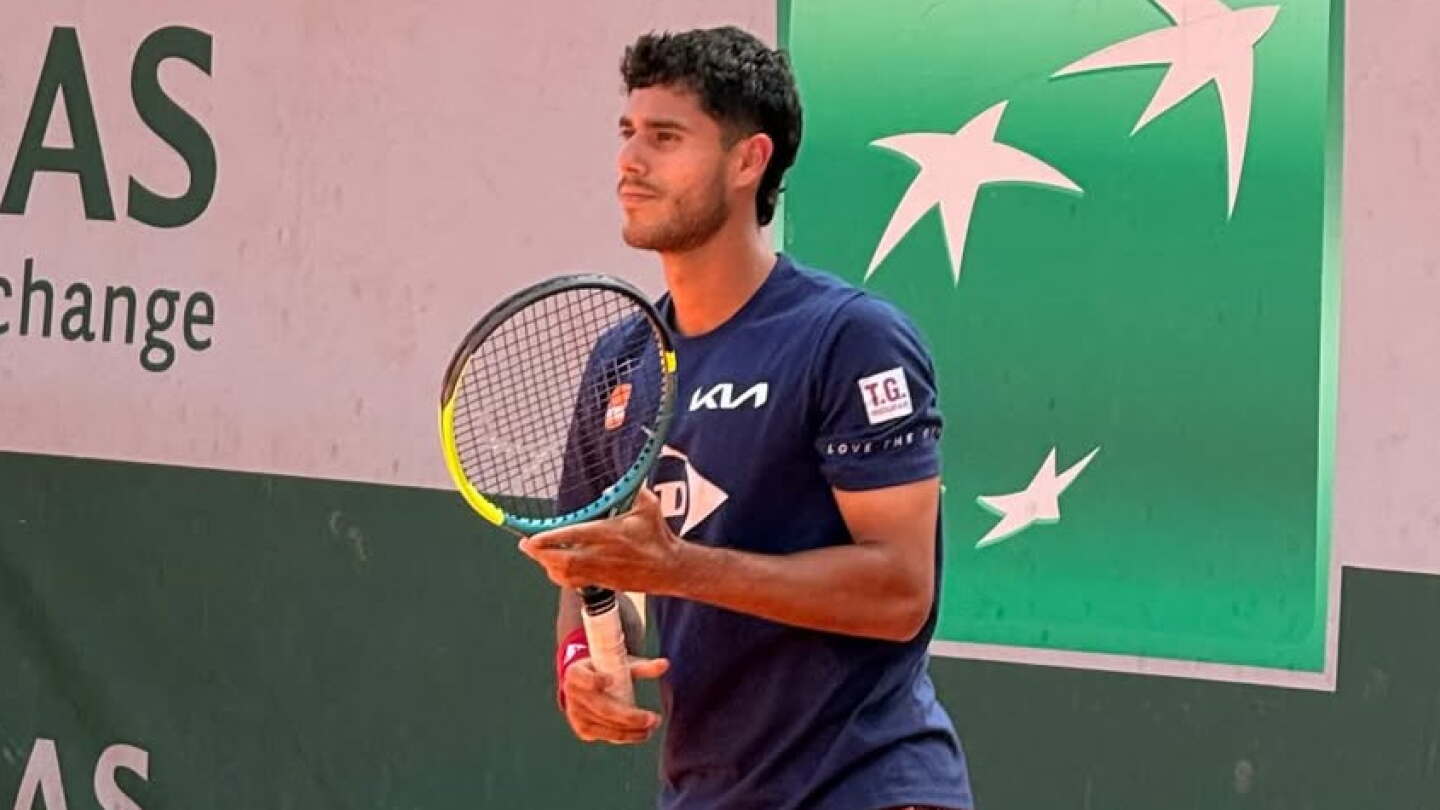 Daniel Vallejo llega a París listo para su debut en Roland Garros