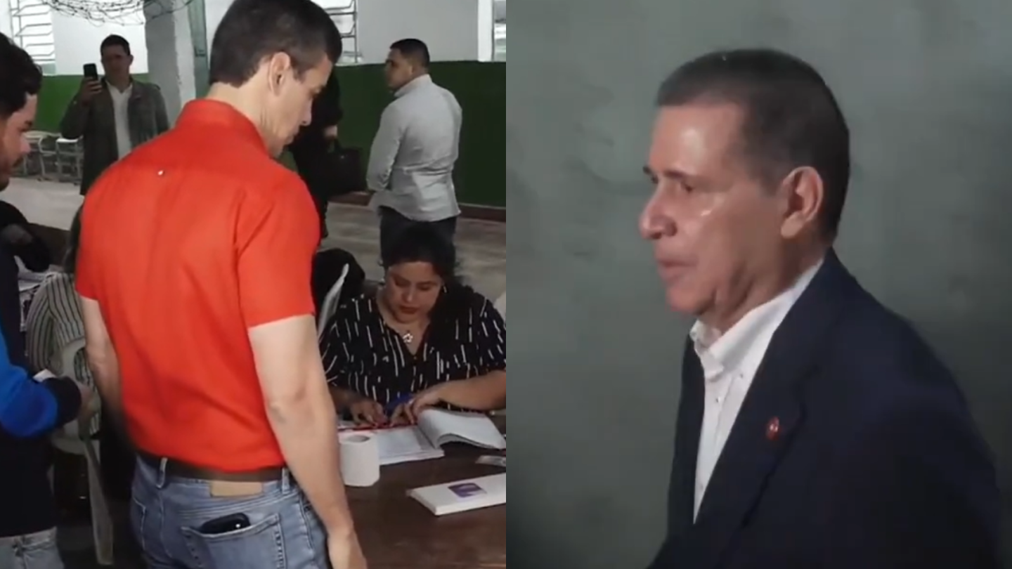 Santiago Peña y Horacio Cartes votan en las primeras horas de las internas municipales