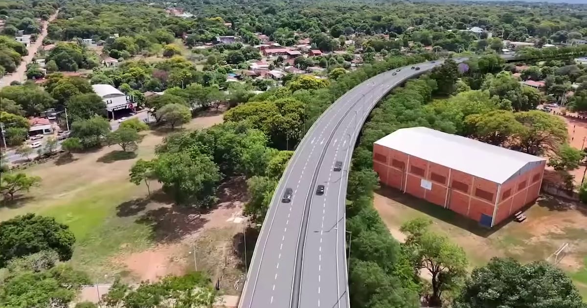 Autopista elevada de Luque avanza al 25 % en instalación de pilotes