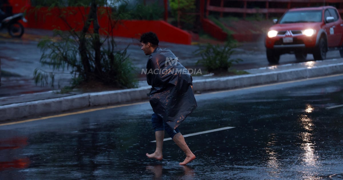 Dirección de Meteorología advierte sobre sistema de tormentas que afectará al país hasta el jueves
