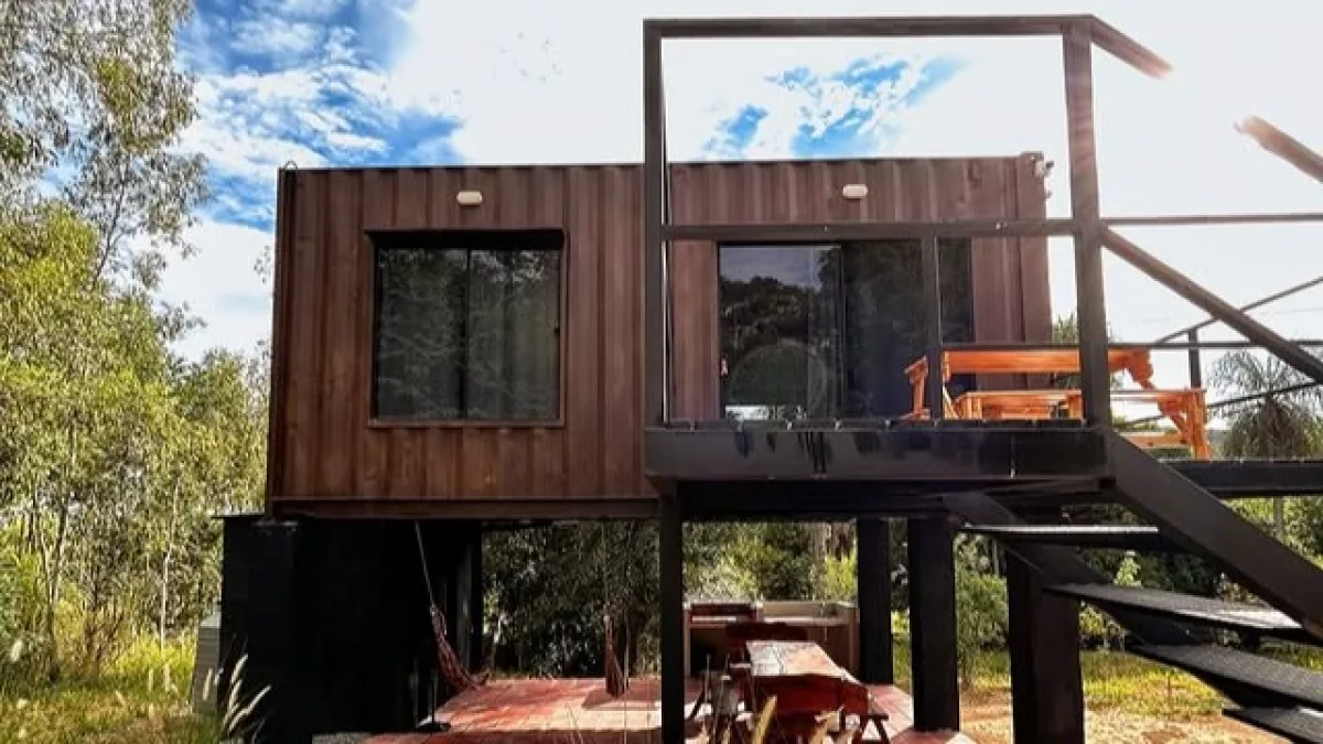 Tobera: una cabaña turística con naturaleza, fogón y piscina privada en Tobatí
