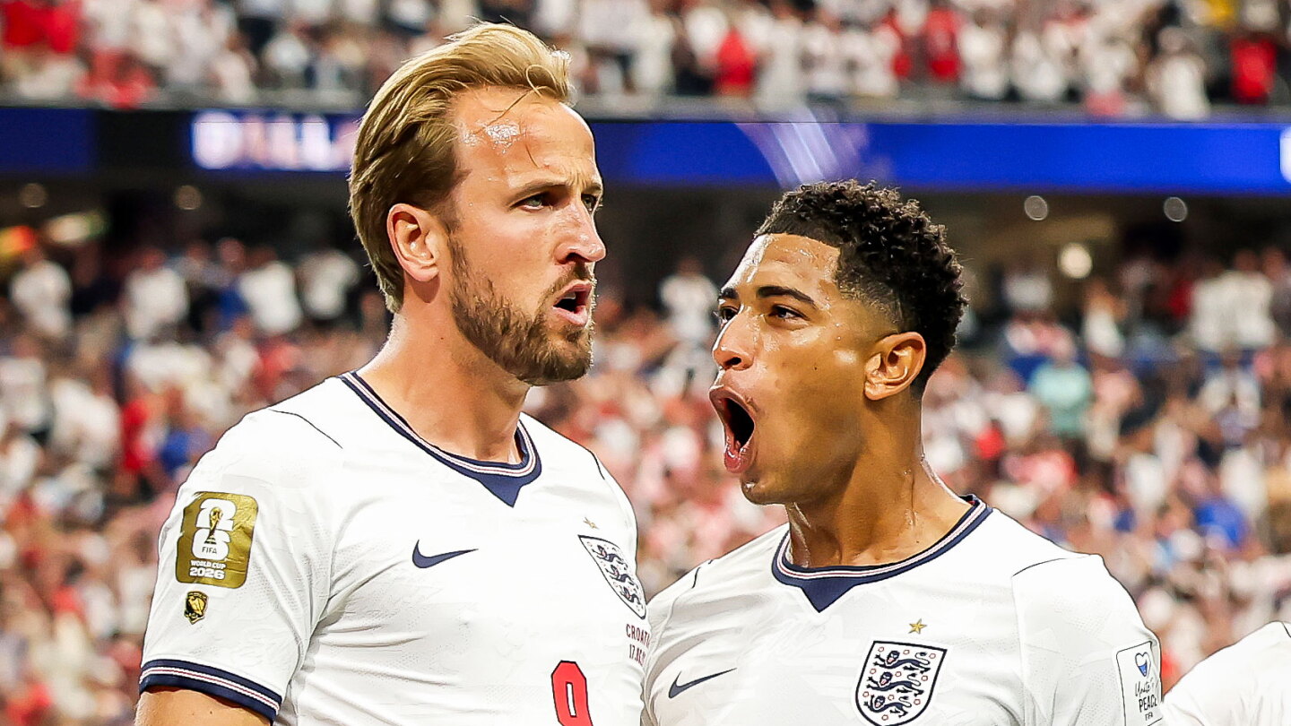 Inglaterra derrota Croácia com grande desempenho ofensivo