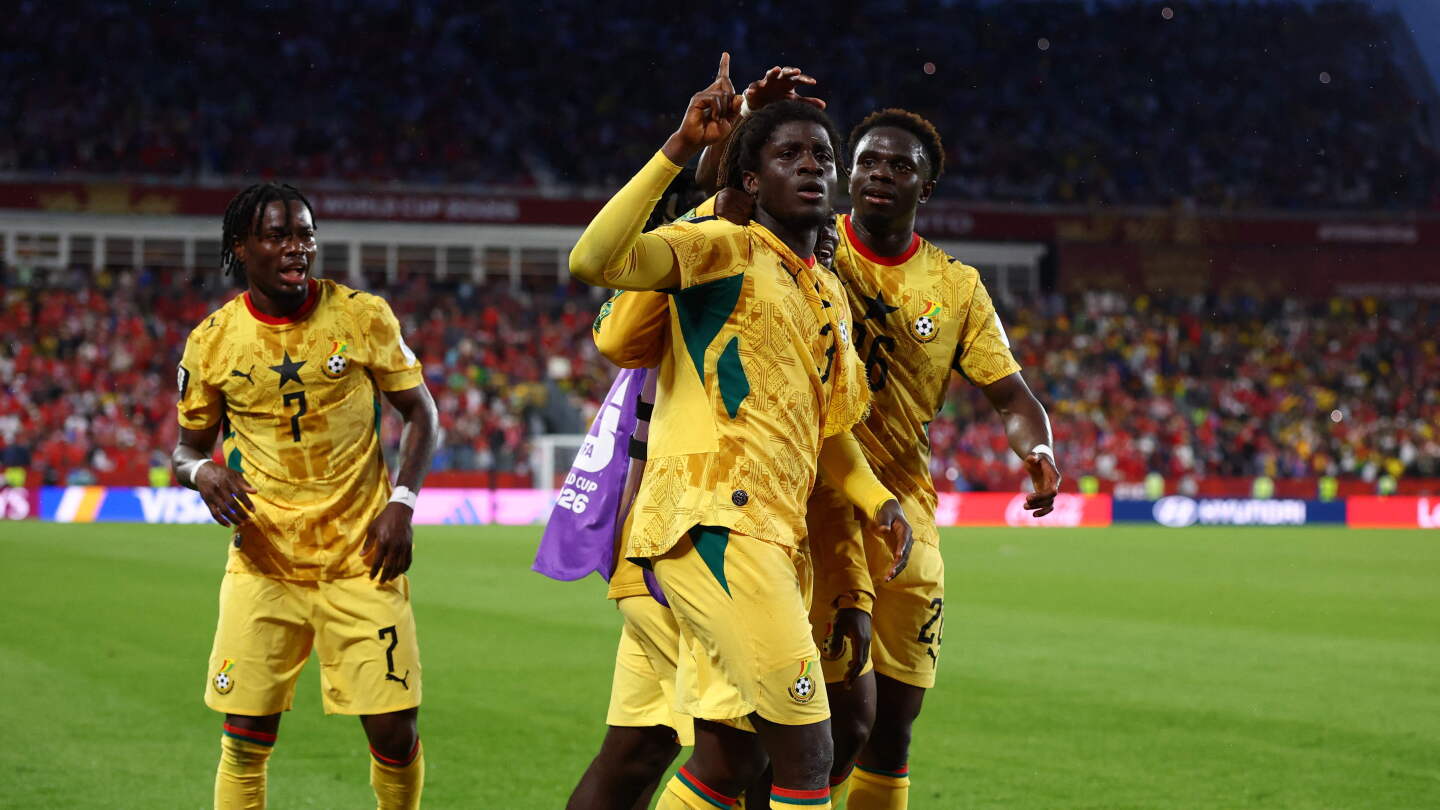 Panamá cai derrotada ante Gana no tempo de desconto