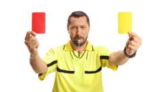 La inspiración detrás de las tarjetas roja y amarilla del fútbol